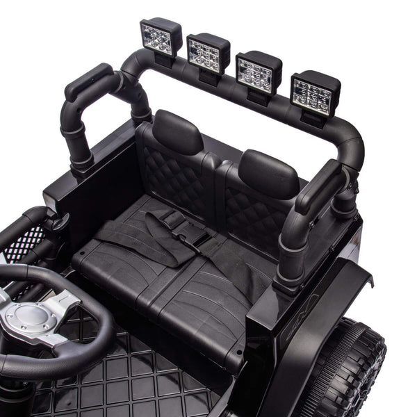 ToyRides Elite 24V Kids Ride On Car W/Parents Remote Control, Black
