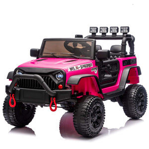 ToyRides Elite 24V Kids Ride On Car W/Parents Remote Control, Rose Pink