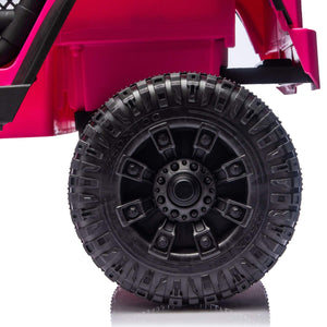 ToyRides Elite 24V Kids Ride On Car W/Parents Remote Control, Rose Pink