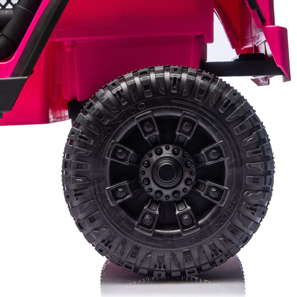 ToyRides Elite 24V Kids Ride On Car W/Parents Remote Control, Rose Pink