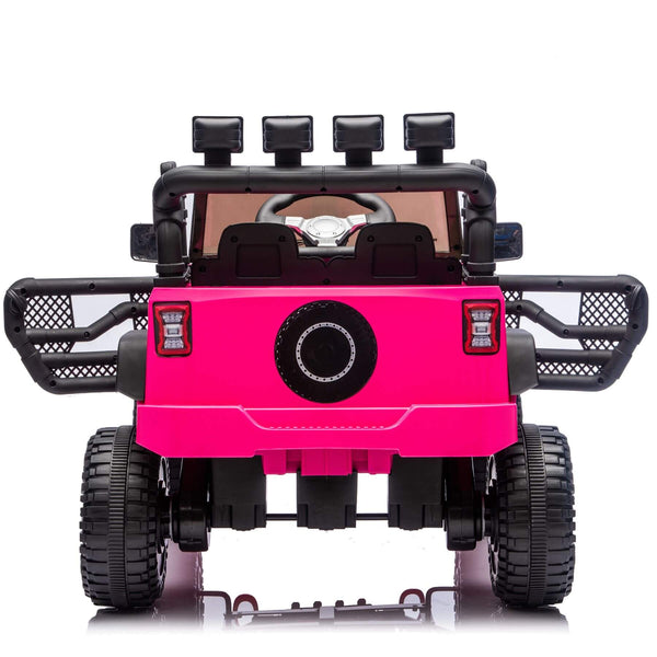 ToyRides Elite 24V Kids Ride On Car W/Parents Remote Control, Rose Pink