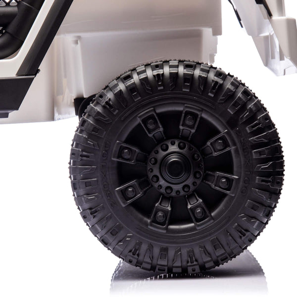 ToyRides Elite 24V Kids Ride On Car W/Parents Remote Control, White