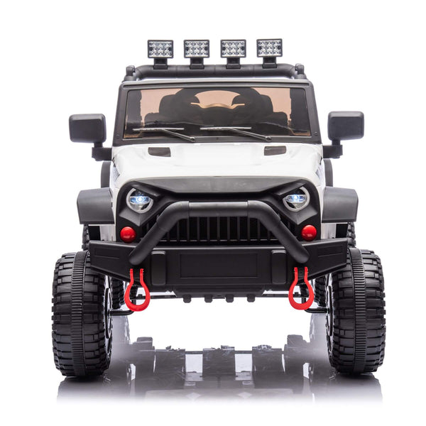 ToyRides Elite 24V Kids Ride On Car W/Parents Remote Control, White