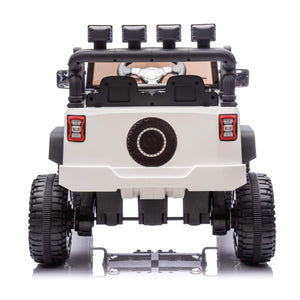 ToyRides Elite 24V Kids Ride On Car W/Parents Remote Control, White