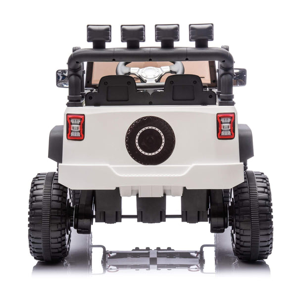 ToyRides Elite 24V Kids Ride On Car W/Parents Remote Control, White