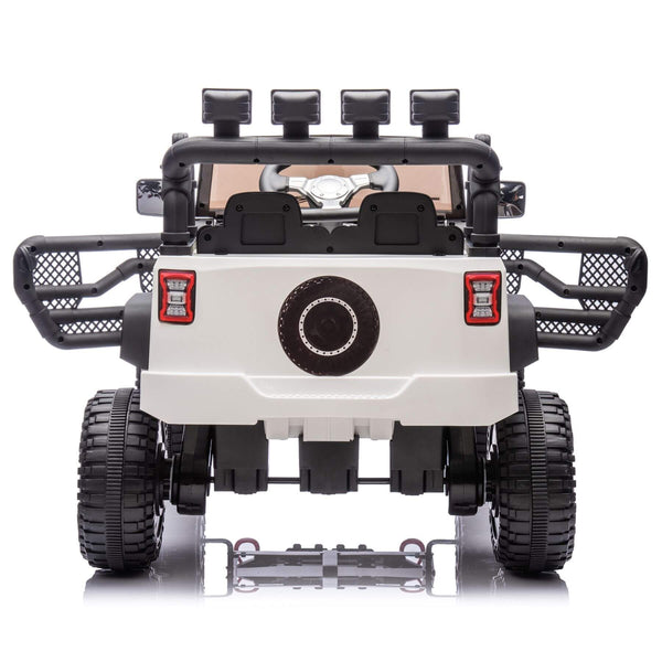 ToyRides Elite 24V Kids Ride On Car W/Parents Remote Control, White