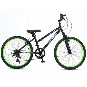 Kids Mountain Bike Adjustable with 7 Speed and Suspension Fork