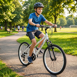 Kids Mountain Bike Adjustable with 7 Speed and Suspension Fork