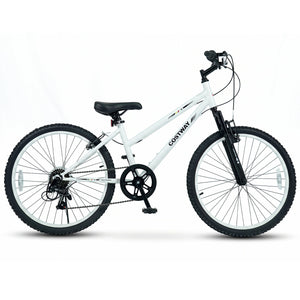 Kids Mountain Bike Adjustable with 7 Speed and Suspension Fork