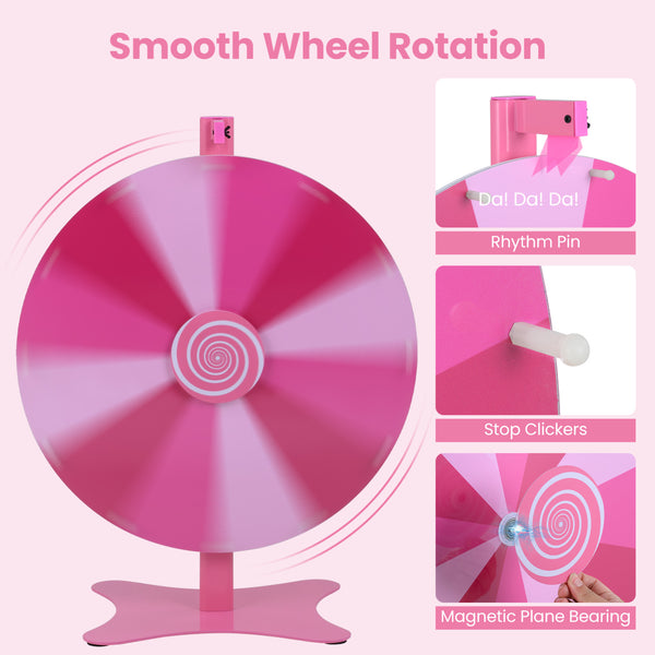 24 Inch Prize Wheel with Blackboard Marker and Eraser - Sturdy Build