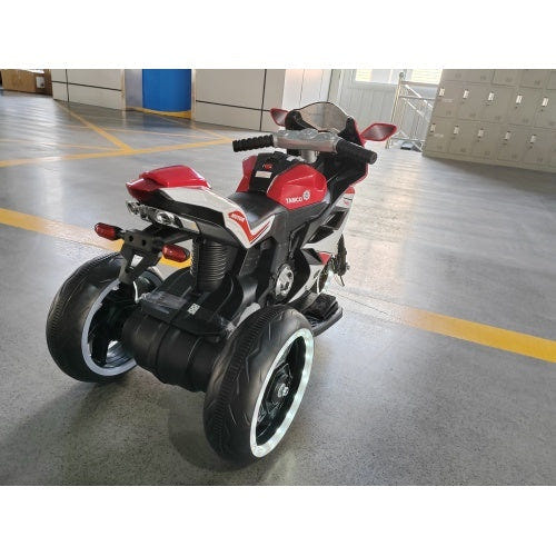 Kids' 6V Electric Ride-On Motorcycle – Battery-Powered Toy Bike (Red)