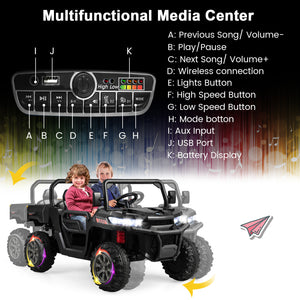 24V Ride On Kids Car with Dump Bed and Remote Control