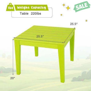 25.5 Inch Square Kids Activity Play Table-Blue Kids Table & Chair Sets