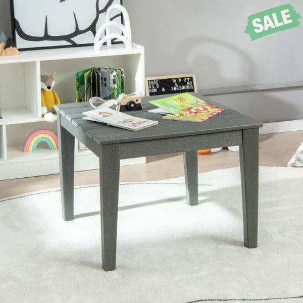 25.5 Inch Square Kids Activity Play Table-Blue Kids Table & Chair Sets