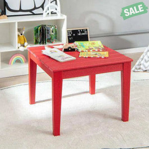 25.5 Inch Square Kids Activity Play Table-Blue Kids Table & Chair Sets