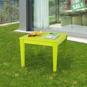 25.5 Inch Square Kids Activity Play Table-Blue Green Kids Table & Chair Sets