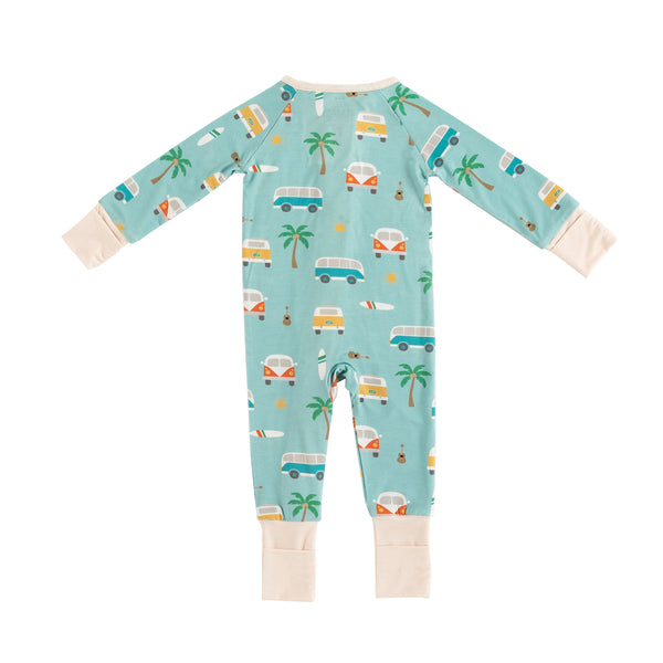 Coastal Cruising (Convertible Zip Footies)