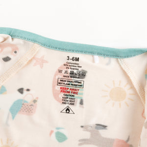 Pups in the Sun (Convertible Zip Footies)