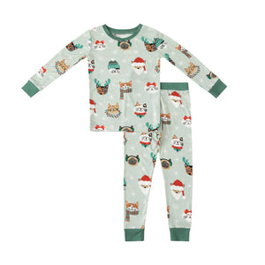 Purr The Halls (Women's Long Sleeve PJ)
