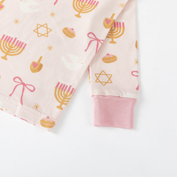 Pretty In Hanukkah (Long Sleeve PJ)