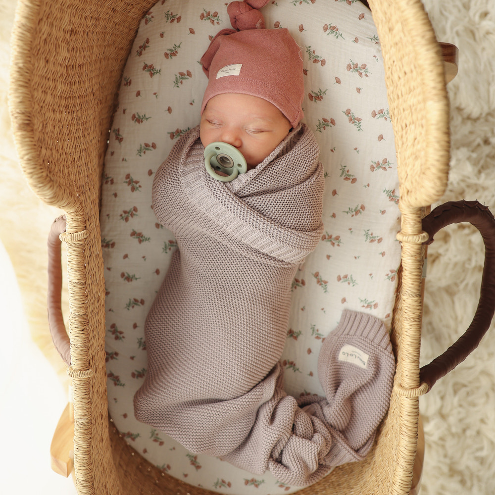 Heritage Knit - 100% Organic Cotton Luxury Knit Baby Swaddle Blanket - MOOGCO Baby