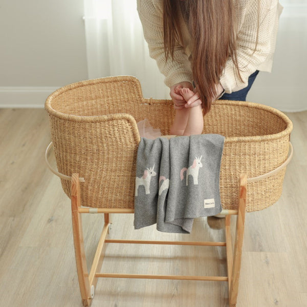 Knit Unicorn Blanket - MOOGCO Baby