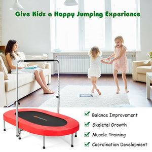 2-Person Foldable Mini Kids Fitness Rebounder Trampoline