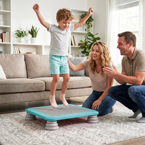 Kids Mini Trampoline with 4 Removable and Non-Slip Foot Pads