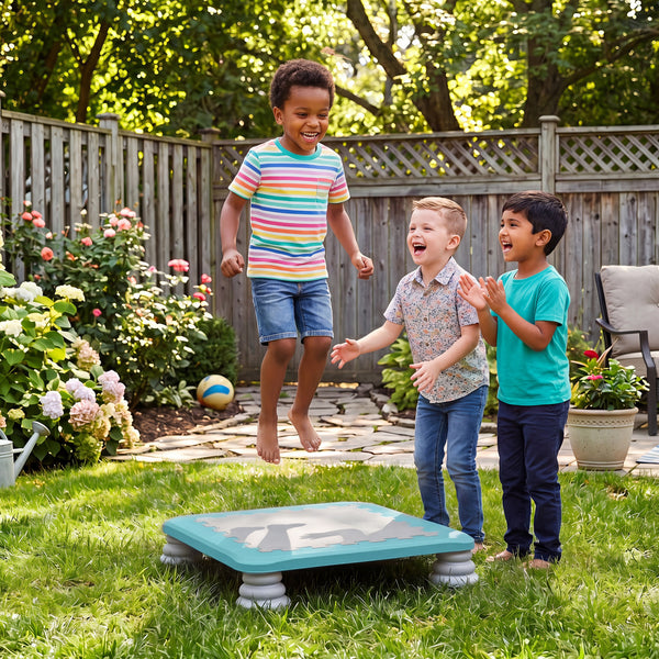 Kids Mini Trampoline with 4 Removable and Non-Slip Foot Pads