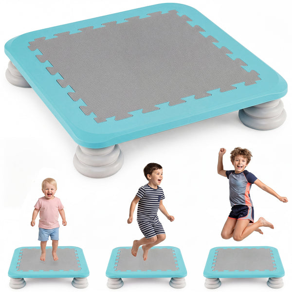 Kids Mini Trampoline with 4 Removable and Non-Slip Foot Pads