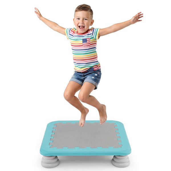 Kids Mini Trampoline with 4 Removable and Non-Slip Foot Pads