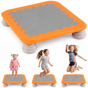 Kids Mini Trampoline with 4 Removable and Non-Slip Foot Pads