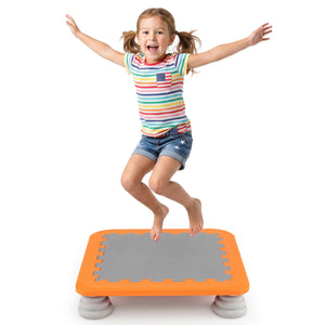 Kids Mini Trampoline with 4 Removable and Non-Slip Foot Pads