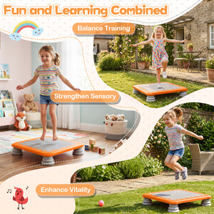 Kids Mini Trampoline with 4 Removable and Non-Slip Foot Pads