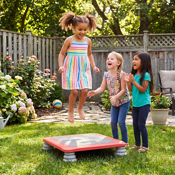Kids Mini Trampoline with 4 Removable and Non-Slip Foot Pads