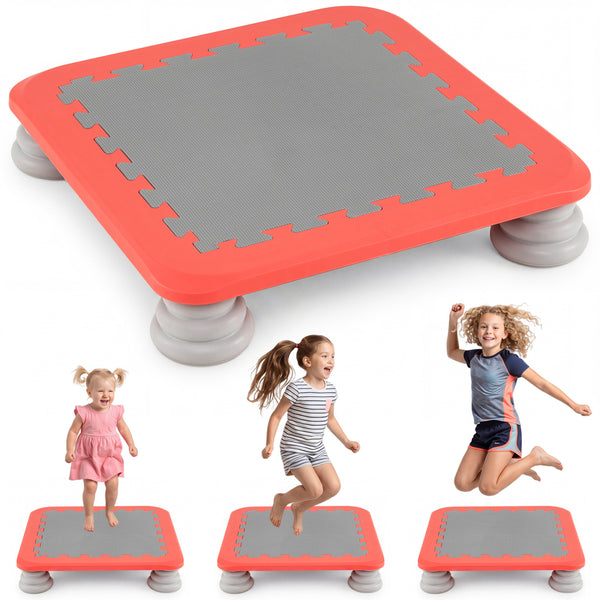Kids Mini Trampoline with 4 Removable and Non-Slip Foot Pads