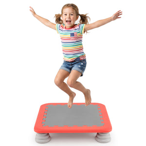 Kids Mini Trampoline with 4 Removable and Non-Slip Foot Pads