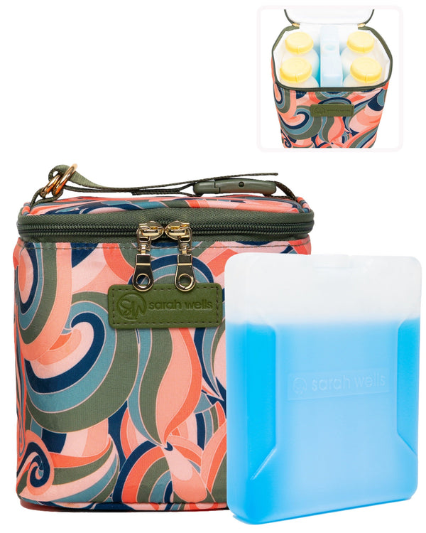 Sarah Wells Cold Gold Breastmilk Cooler – Insulated Milk Storage & Ice Pack – Machine Washable for Moms