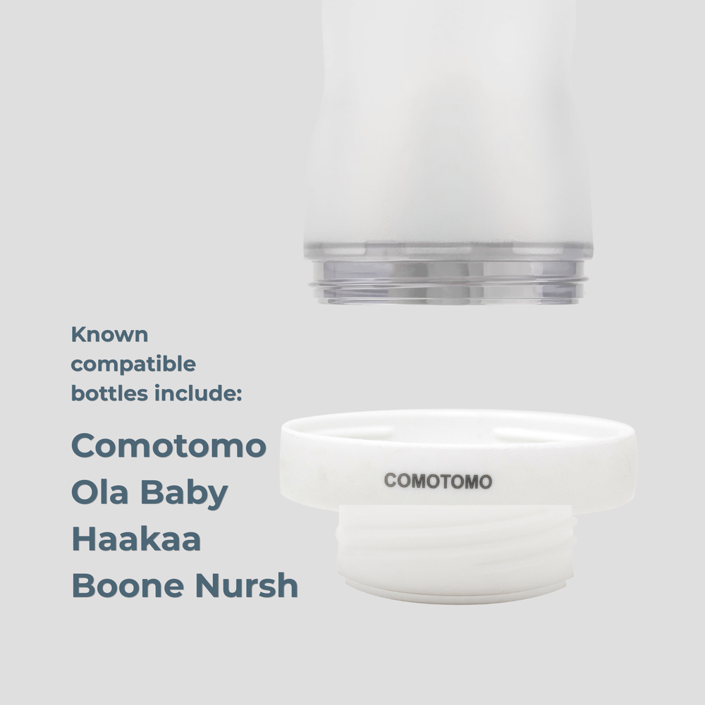 Boon Nursh Adapter for baby bottles, enhancing feeding convenience and compatibility.