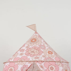 Colorful Blooms Play Tent for babies, perfect for imaginative play and exploration in a cozy, safe space.