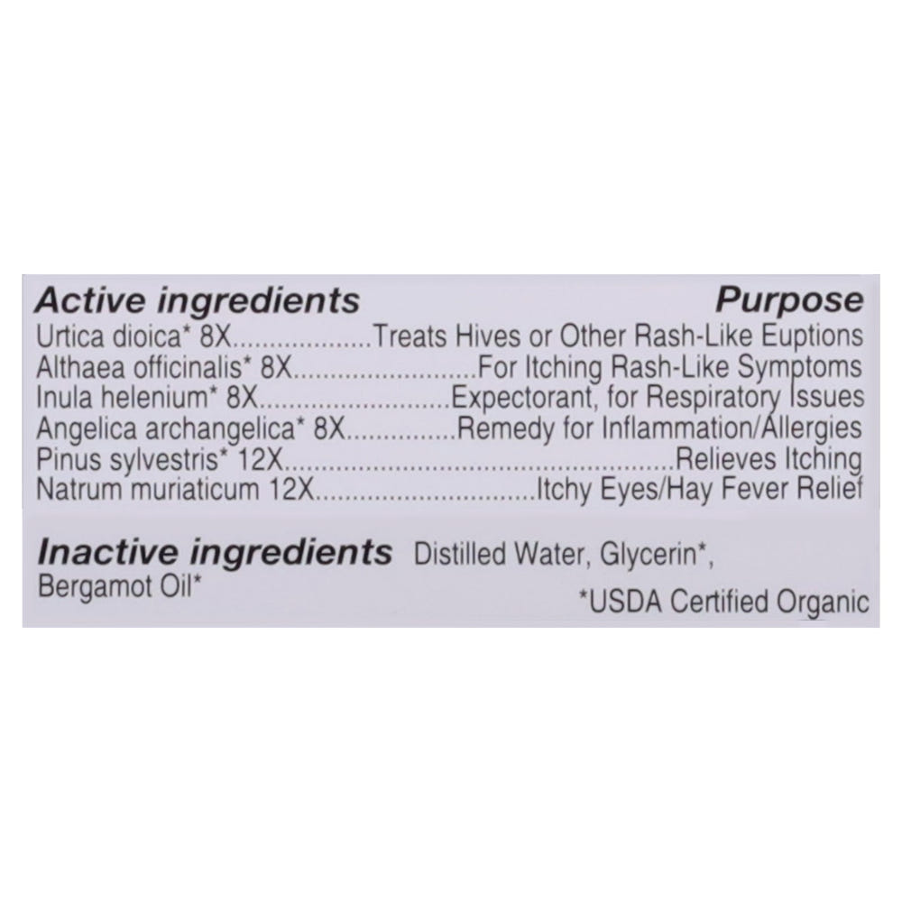 Cozy Farm Forces of Nature Kids Allergy Relief 10 ml Organic