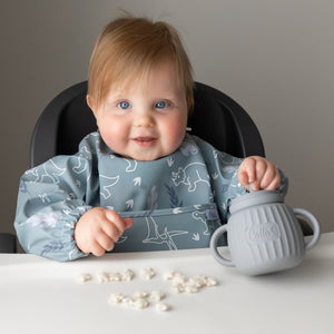 The Grayson Long Sleeve Bib - Dino