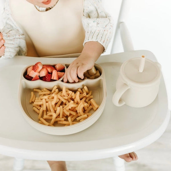 Calla and Friends You Are My Sunshine Rainbow Suction Plate