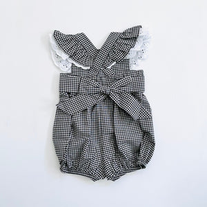 Black Gingham Mia Bubble