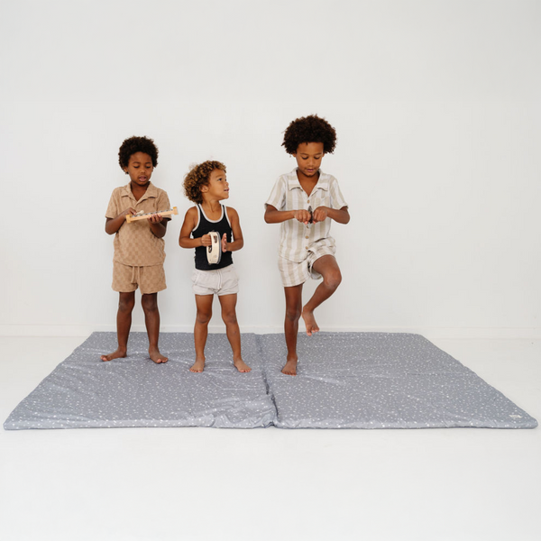 Terrazzo Slate Organic Cotton Mat