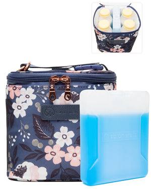 Sarah Wells Cold Gold Breastmilk Cooler – Insulated Milk Storage & Ice Pack – Machine Washable for Moms