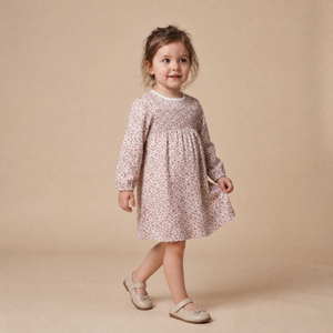 Organic Smocked Sundress - Wild Petal