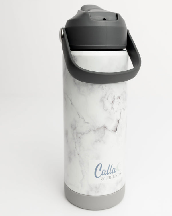 Kyler Tumbler in Marble - Stylish food storage for babies, perfect for on-the-go meals and snacks.