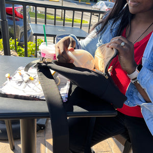 Sarah Wells Allie Sling Pump Bag – Neoprene Crossbody with Insulated Pocket – Fits Wearable & Portable Pumps