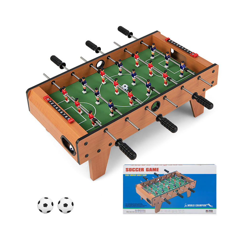 27 Inch Indoor Competition Game Foosball Table with Legs for Kids & Family